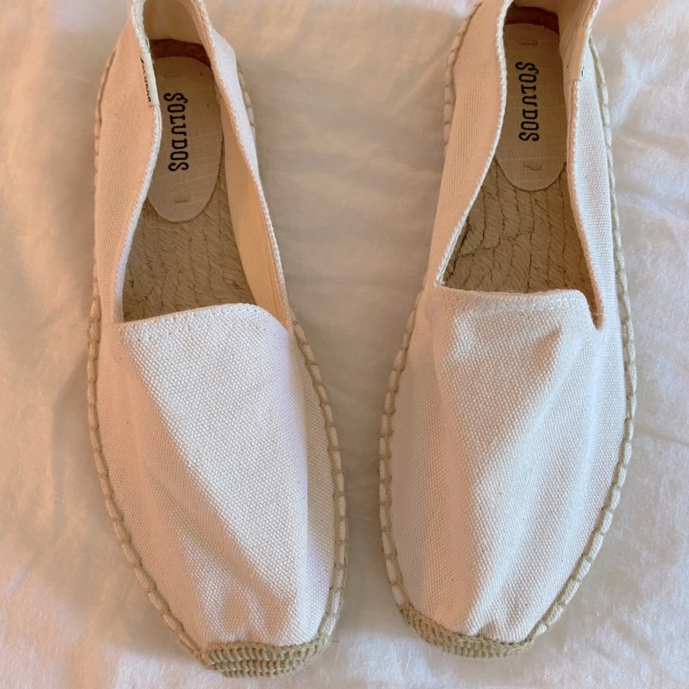 Soludos platform smoking slipper espadrille